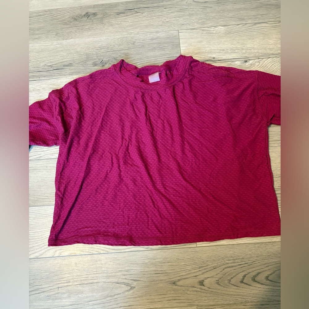 CALIA DICKS RENEW LONGSLEEVE ACTIVE TEE LARGE PURPLE
